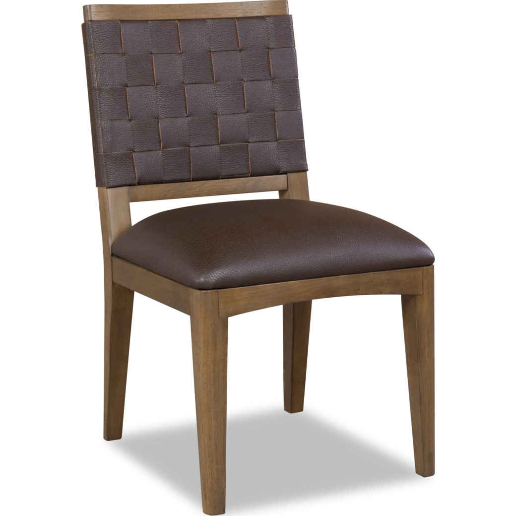 Arden 6-Piece Mid-Century Modern Dining Set – 84/102" Extending Table, 4 Upholstered Chairs & Bench by Modus Furniture