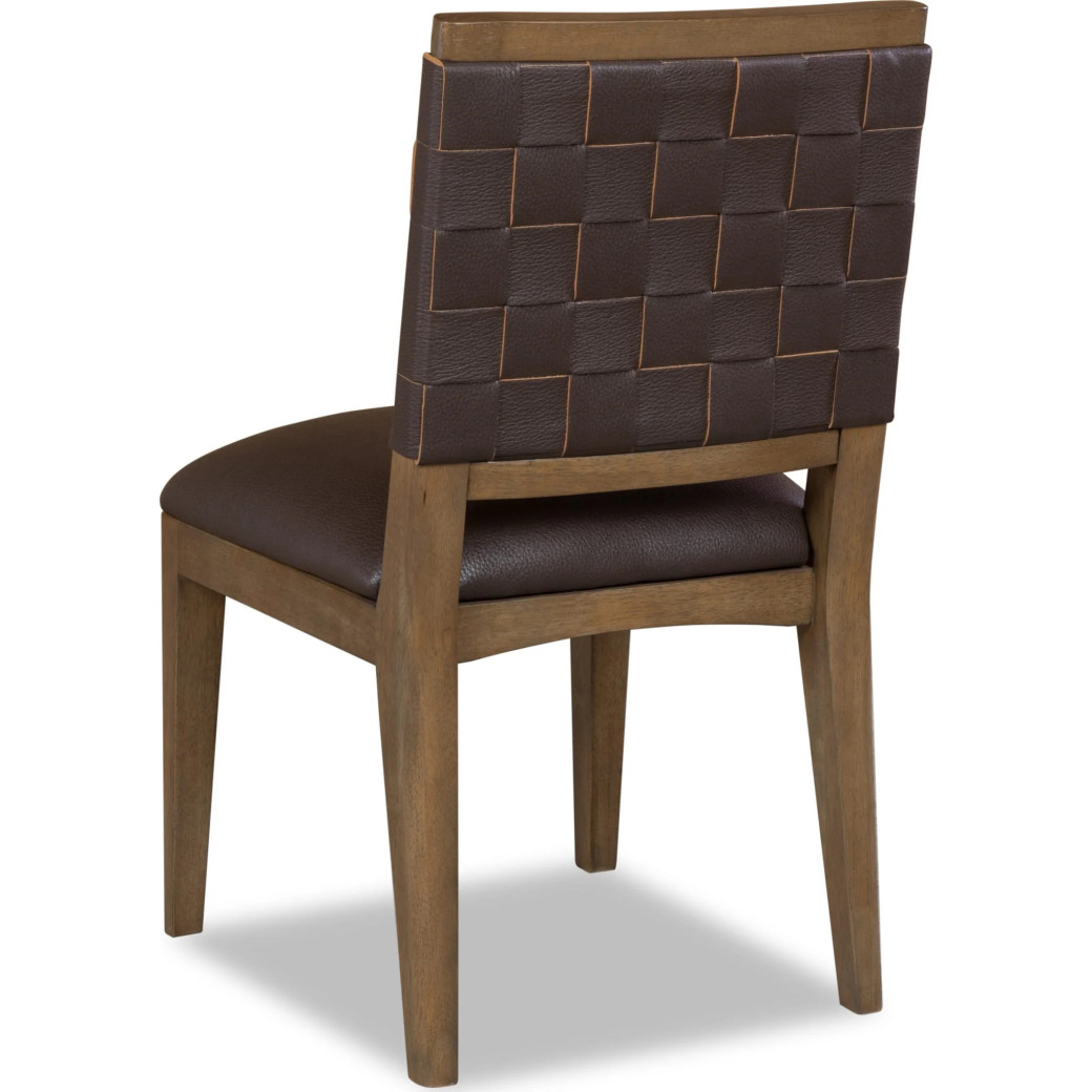 Arden 6-Piece Mid-Century Modern Dining Set – 84/102" Extending Table, 4 Upholstered Chairs & Bench by Modus Furniture
