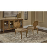 Carlisle 6-Piece Farmhouse Dining Set – Leg Dining Table, 2 Arm Chairs, 2 Side Chairs & Bench by Modus Furniture