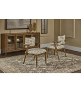Carlisle 6-Piece Farmhouse Dining Set – Leg Dining Table, 2 Arm Chairs, 2 Side Chairs & Bench by Modus Furniture
