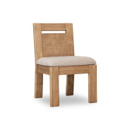 Nia 6-Piece Transitional Dining Set – Rectangular Acacia Wood Table, 4 Chairs & Bench, Lioness Finish by Modus Furniture