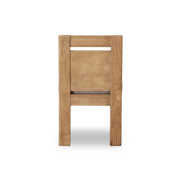 Nia 6-Piece Transitional Dining Set – Rectangular Acacia Wood Table, 4 Chairs & Bench, Lioness Finish by Modus Furniture