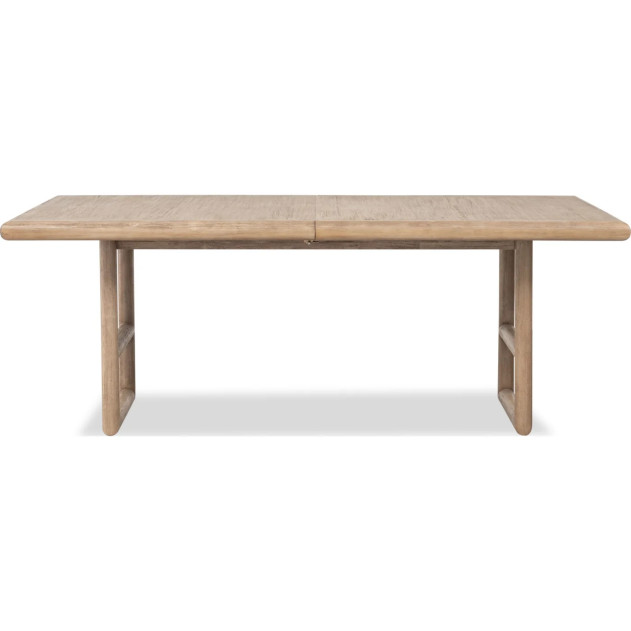 Dorsey 7-Piece Contemporary Dining Set – Table & 6 Chairs, Light Brown Finish by Modus Furniture