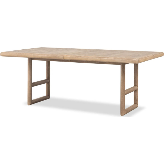 Dorsey 7-Piece Contemporary Dining Set – Table & 6 Chairs, Light Brown Finish by Modus Furniture