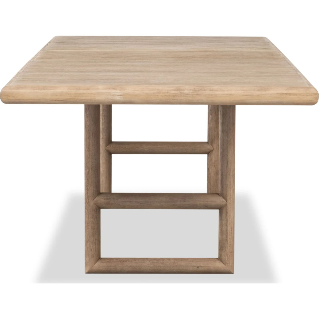 Dorsey 7-Piece Contemporary Dining Set – Table & 6 Chairs, Light Brown Finish by Modus Furniture