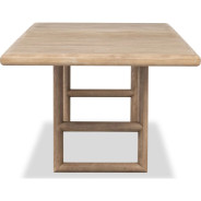 Dorsey 7-Piece Contemporary Dining Set – Table & 6 Chairs, Light Brown Finish by Modus Furniture