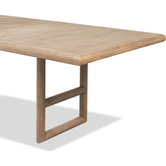 Dorsey 7-Piece Contemporary Dining Set – Table & 6 Chairs, Light Brown Finish by Modus Furniture