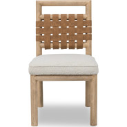 Dorsey 7-Piece Contemporary Dining Set – Table & 6 Chairs, Light Brown Finish by Modus Furniture