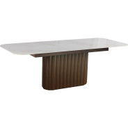 Conway 7-Piece Contemporary Dining Set – Table & 6 Chairs, Vintner Bronze Finish by Modus Furniture