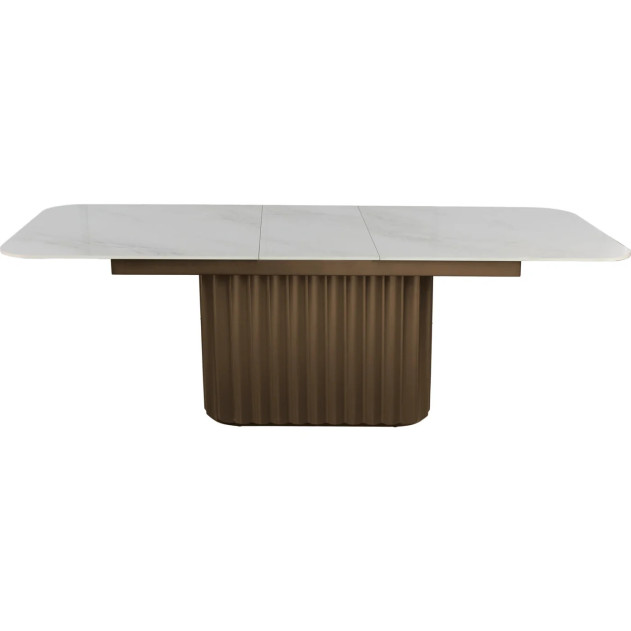 Conway 7-Piece Contemporary Dining Set – Table & 6 Chairs, Vintner Bronze Finish by Modus Furniture