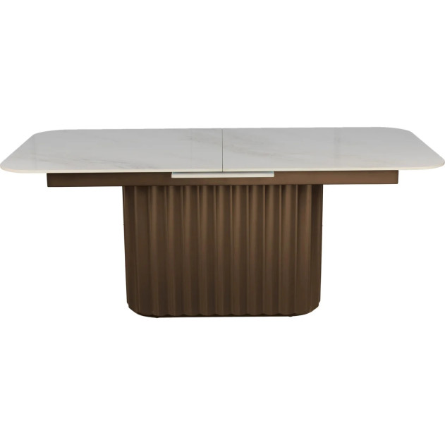 Conway 7-Piece Contemporary Dining Set – Table & 6 Chairs, Vintner Bronze Finish by Modus Furniture