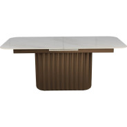 Conway 7-Piece Contemporary Dining Set – Table & 6 Chairs, Vintner Bronze Finish by Modus Furniture