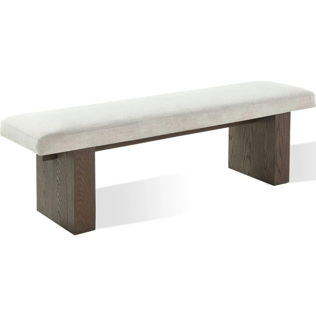 Oakland 6-Piece Contemporary Dining Set – Table, 4 Chairs & Bench, Brunette Finish by Modus Furniture