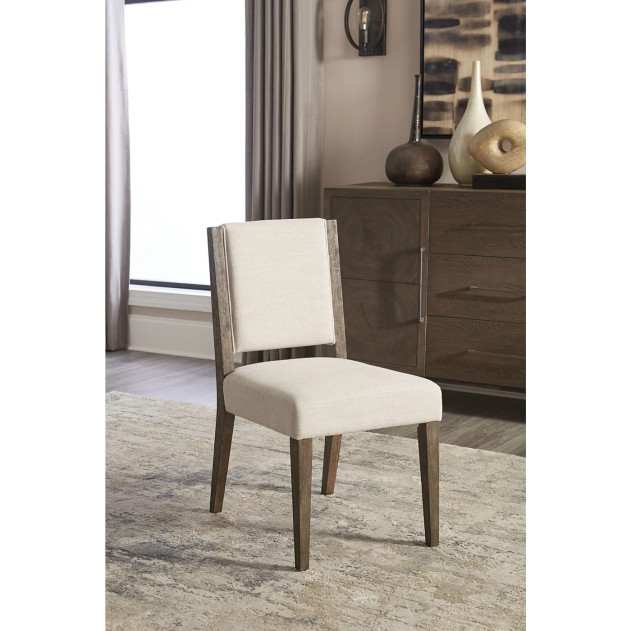 Oakland 6-Piece Contemporary Dining Set – Table, 4 Chairs & Bench, Brunette Finish by Modus Furniture