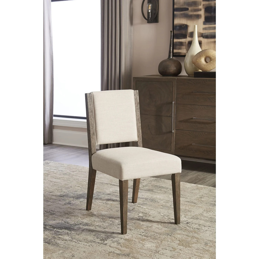 Oakland 6-Piece Contemporary Dining Set – Table, 4 Chairs & Bench, Brunette Finish by Modus Furniture