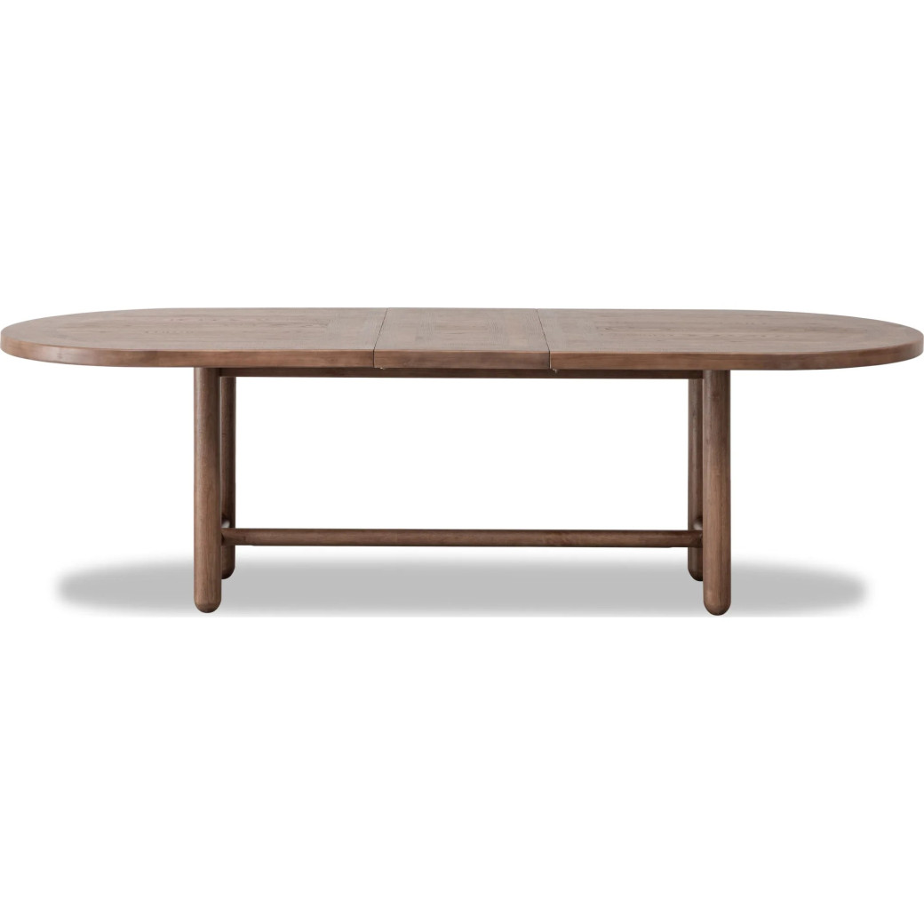 Astor 6-Piece Dining Set – Table, 4 Chairs & Bench, Medium Brown Finish by Modus Furniture