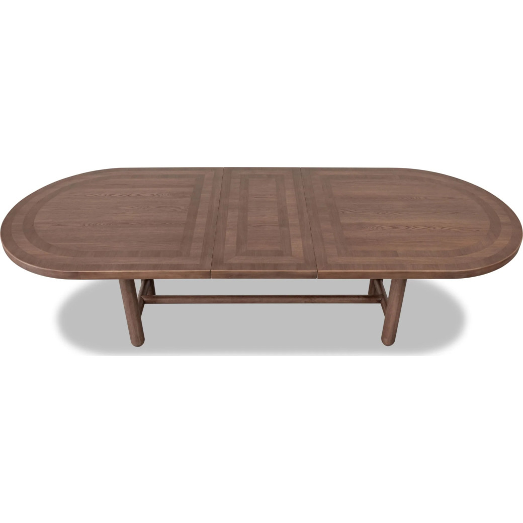 Astor 6-Piece Dining Set – Table, 4 Chairs & Bench, Medium Brown Finish by Modus Furniture