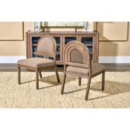 Astor 6-Piece Dining Set – Table, 4 Chairs & Bench, Medium Brown Finish by Modus Furniture
