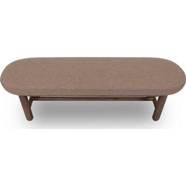 Astor 6-Piece Dining Set – Table, 4 Chairs & Bench, Medium Brown Finish by Modus Furniture