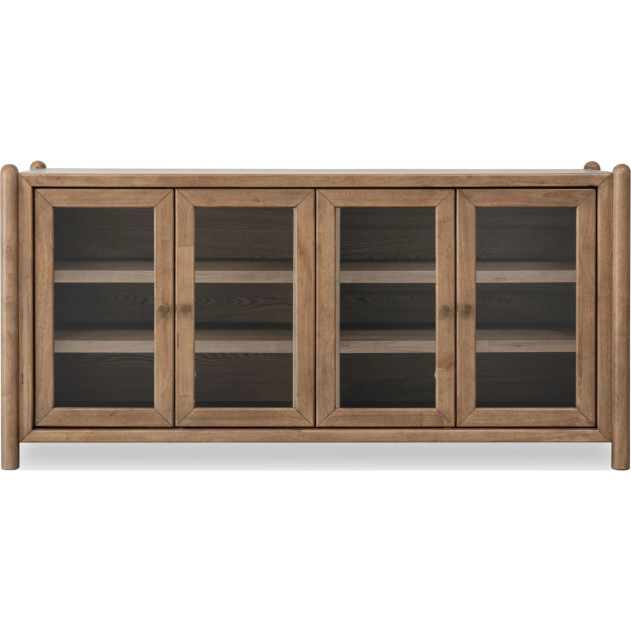 Astor 6-Piece Dining Set – Table, 4 Chairs & Bench, Medium Brown Finish by Modus Furniture