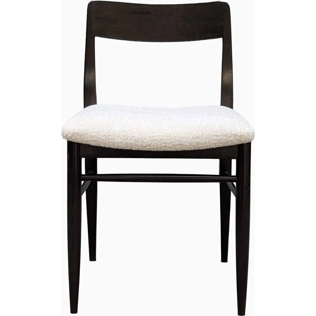 Elora 7-Piece Contemporary Dining Set – Rectangular Table, Jet Black Ash Finish by Modus Furniture