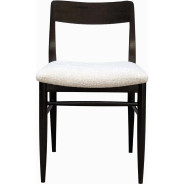 Elora 7-Piece Contemporary Dining Set – Rectangular Table, Jet Black Ash Finish by Modus Furniture