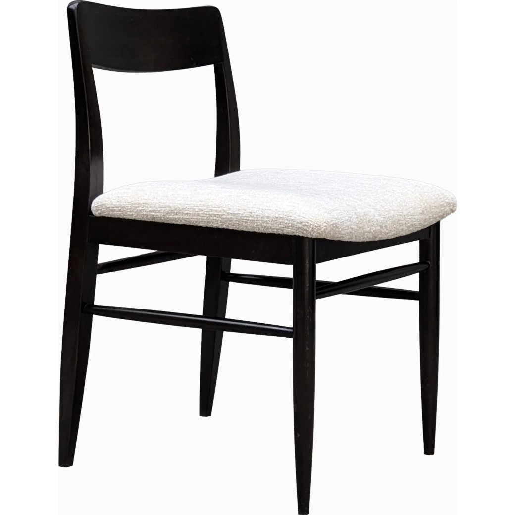 Elora 7-Piece Contemporary Dining Set – Rectangular Table, Jet Black Ash Finish by Modus Furniture
