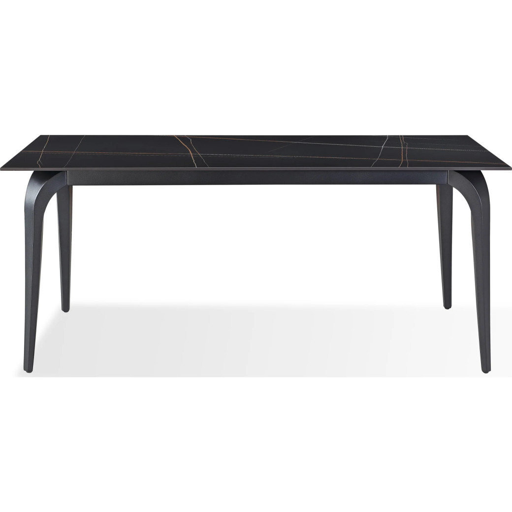 Nicoya 7-Piece Dining Set – Contemporary Style, Black Finish by Modus Furniture