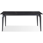 Nicoya 7-Piece Dining Set – Contemporary Style, Black Finish by Modus Furniture
