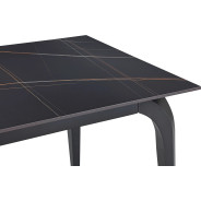Nicoya 7-Piece Dining Set – Contemporary Style, Black Finish by Modus Furniture