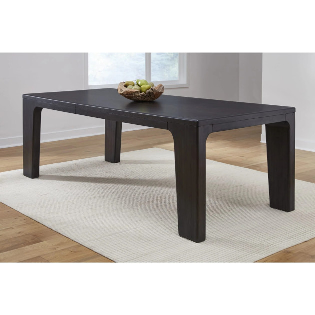 Zamba 7-Piece Dining Set – Contemporary Style, Dark Brown Finish by Modus Furniture