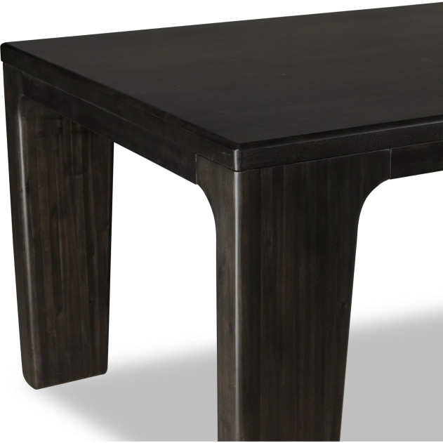 Zamba 7-Piece Dining Set – Contemporary Style, Dark Brown Finish by Modus Furniture