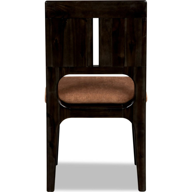 Zamba 7-Piece Dining Set – Contemporary Style, Dark Brown Finish by Modus Furniture