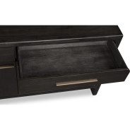 Zamba 7-Piece Dining Set – Contemporary Style, Dark Brown Finish by Modus Furniture
