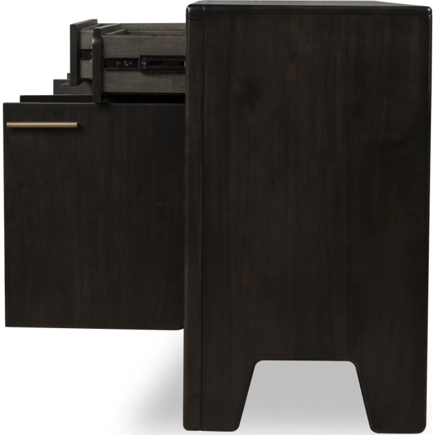 Zamba 7-Piece Dining Set – Contemporary Style, Dark Brown Finish by Modus Furniture