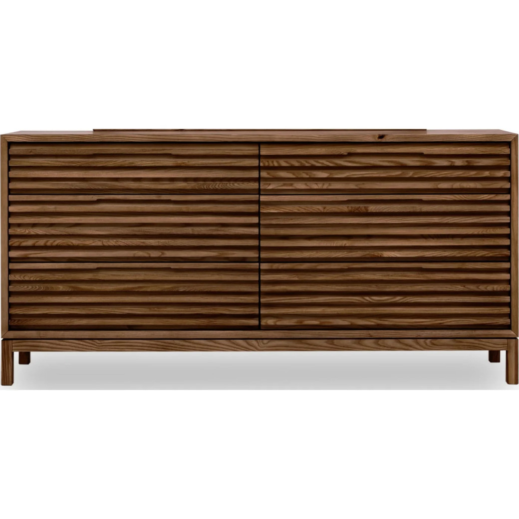 7-Piece Tanner Dining Set – Earthy Brown Finish by Modus Furniture