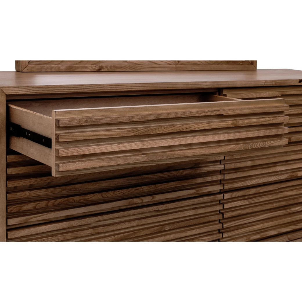 7-Piece Tanner Dining Set – Earthy Brown Finish by Modus Furniture