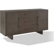 Oakland 6-Piece Contemporary Dining Set – Table, 4 Chairs & Bench, Brunette Finish by Modus Furniture