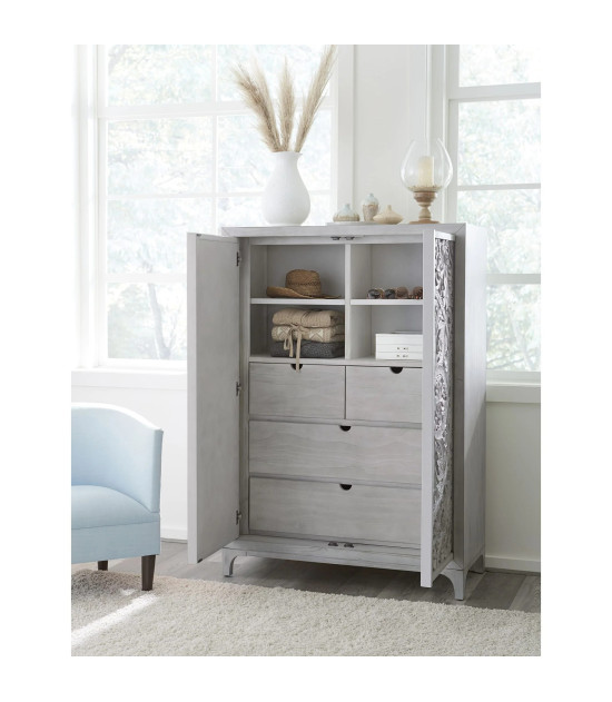 5PC Full Size Bedroom Set Boho Chic Collection– Washed White | Modus Furniture