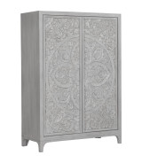 5PC Full Size Bedroom Set Boho Chic Collection– Washed White | Modus Furniture