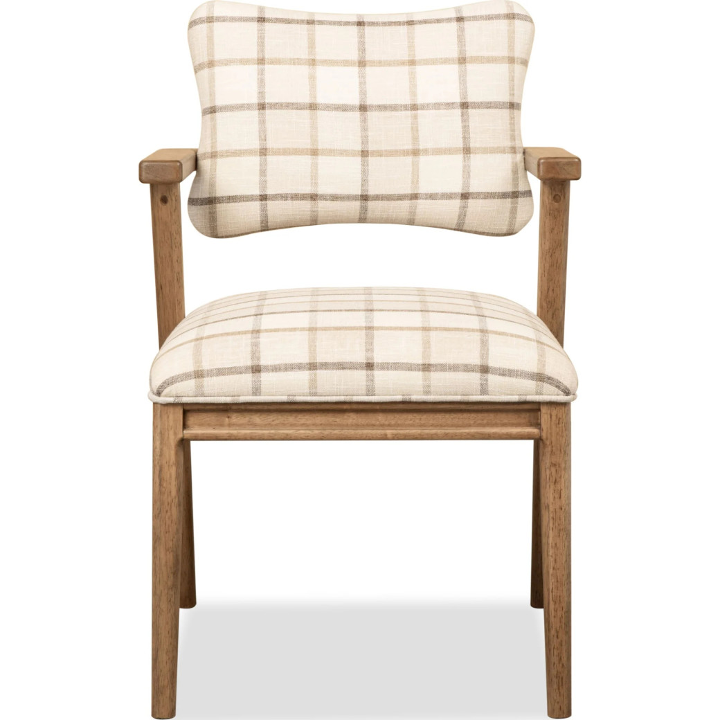 Carlisle 6-Piece Farmhouse Dining Set – Leg Dining Table, 2 Arm Chairs, 2 Side Chairs & Bench by Modus Furniture