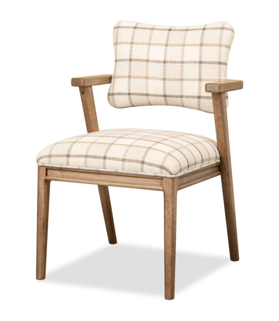 Carlisle 6-Piece Farmhouse Dining Set – Leg Dining Table, 2 Arm Chairs, 2 Side Chairs & Bench by Modus Furniture