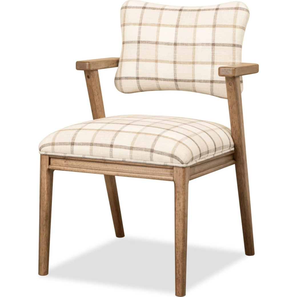 Carlisle 6-Piece Farmhouse Dining Set – Leg Dining Table, 2 Arm Chairs, 2 Side Chairs & Bench by Modus Furniture