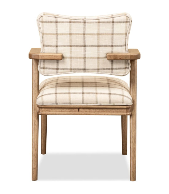 Carlisle 6-Piece Farmhouse Dining Set – Leg Dining Table, 2 Arm Chairs, 2 Side Chairs & Bench by Modus Furniture
