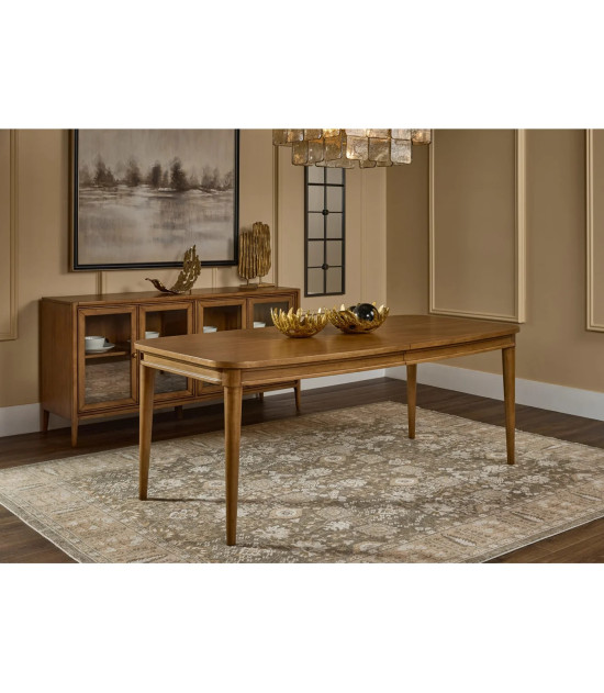 Carlisle 6-Piece Farmhouse Dining Set – Leg Dining Table, 2 Arm Chairs, 2 Side Chairs & Bench by Modus Furniture