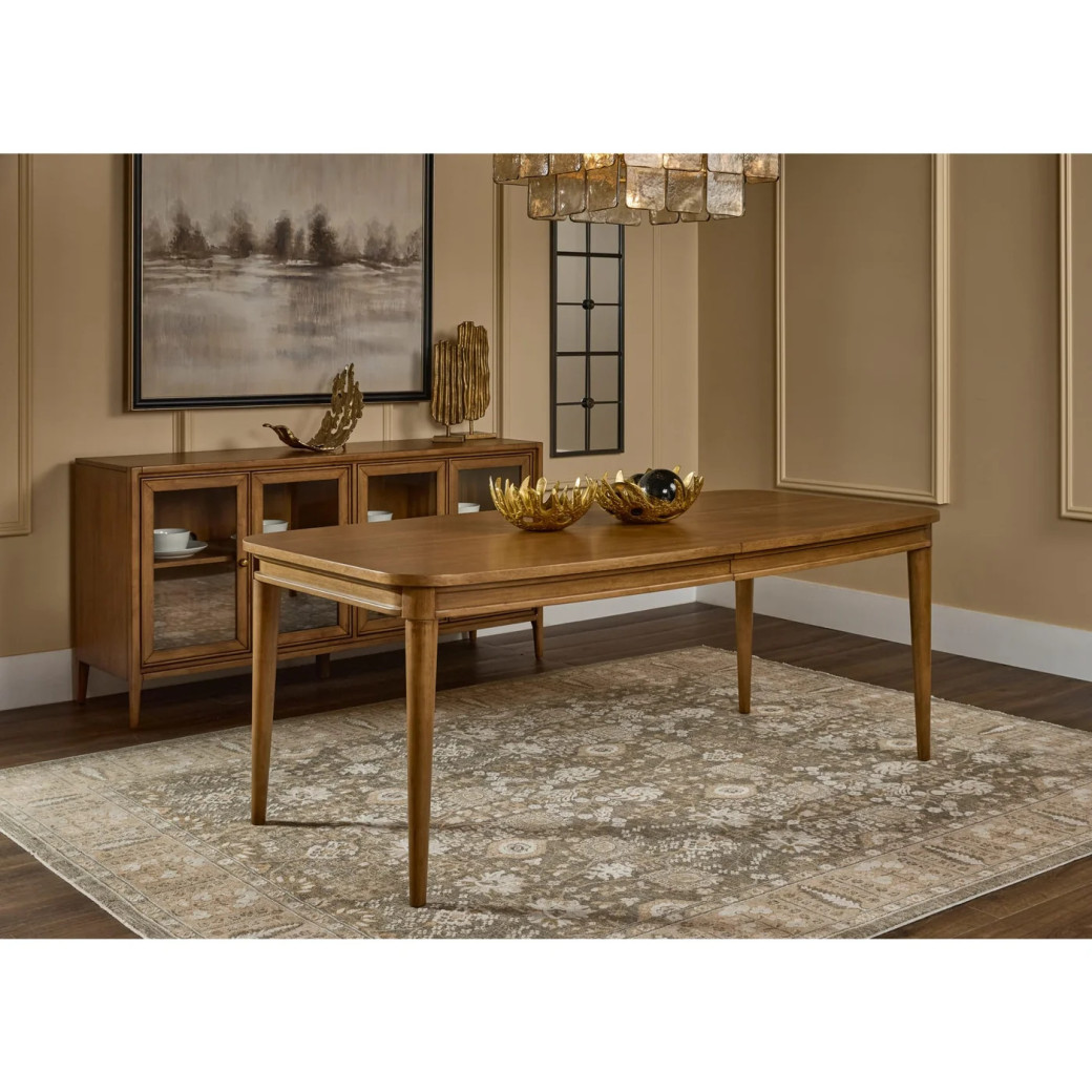 Carlisle 6-Piece Farmhouse Dining Set – Leg Dining Table, 2 Arm Chairs, 2 Side Chairs & Bench by Modus Furniture