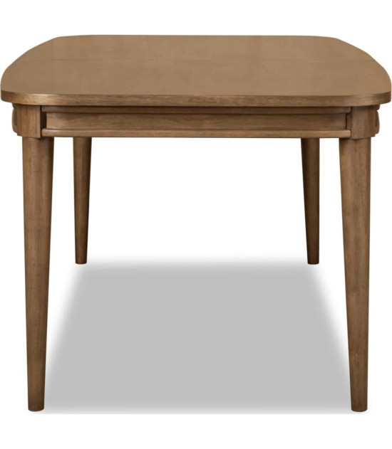Carlisle 6-Piece Farmhouse Dining Set – Leg Dining Table, 2 Arm Chairs, 2 Side Chairs & Bench by Modus Furniture