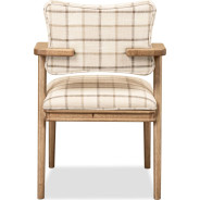 Carlisle 6-Piece Farmhouse Dining Set – Fixed Dining Table, 2 Arm Chairs, 2 Side Chairs & Bench by Modus Furniture
