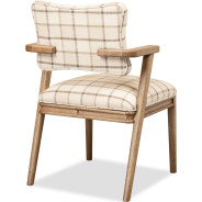 Carlisle 6-Piece Farmhouse Dining Set – Fixed Dining Table, 2 Arm Chairs, 2 Side Chairs & Bench by Modus Furniture
