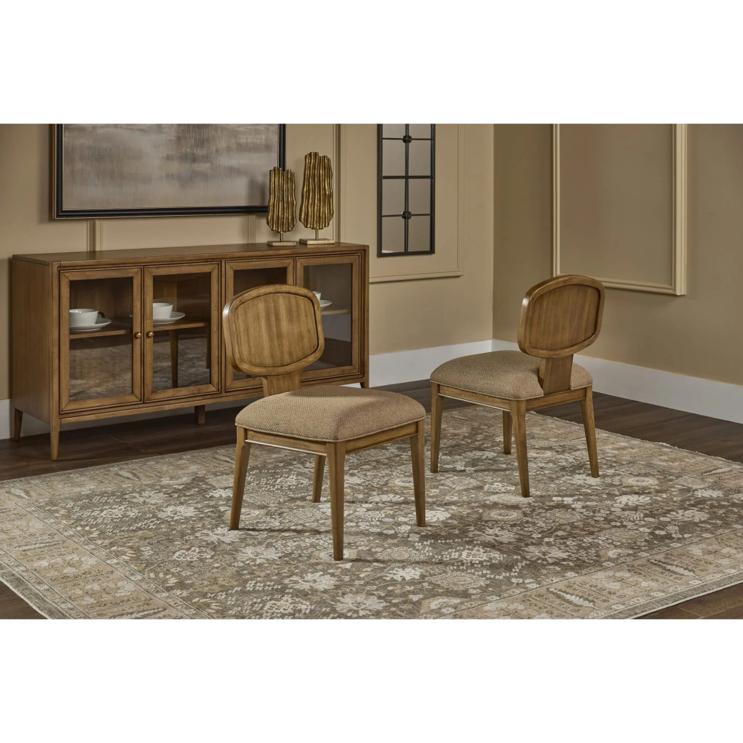Carlisle 6-Piece Farmhouse Dining Set – Fixed Dining Table, 2 Arm Chairs, 2 Side Chairs & Bench by Modus Furniture